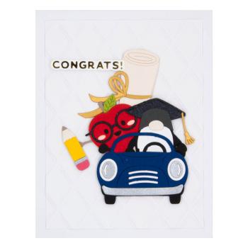 Spellbinders - Stanzschablone "Gnome Drive Graduation" Dies