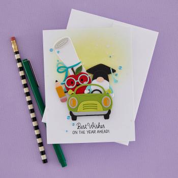 Spellbinders - Stanzschablone "Gnome Drive Graduation" Dies