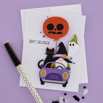 Spellbinders - Stanzschablone "Gnome Drive Halloween" Dies