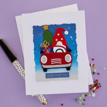 Spellbinders - Stanzschablone "Gnome Drive Holiday" Dies