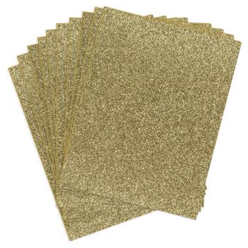 Spellbinders - Schaumstoffplatten Glitzer "Gold" Glitter Foam Sheets