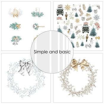 Simple and Basic - Designpapier "Elegant Christmas" Paper Pack 12x12 Inch - 8 Bogen 