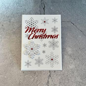 Simple and Basic - Stempelset "Snowflake Background" Clear Stamps