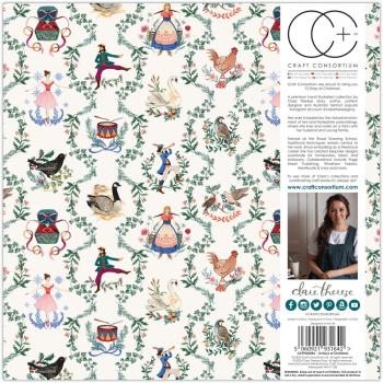 Craft Consortium - Designpapier "12 Days of Christmas" Paper Pad 12x12 Inch - 40 Bogen