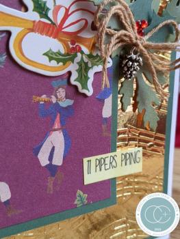 Craft Consortium - Stanzteile "12 Days of Christmas" Chipboard Ephemera