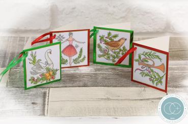 Craft Consortium - Stempelset "12 Days of Christmas" Clear Stamps