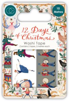Craft Consortium - Decorative Tape "12 Days of Christmas" Washi Tape 