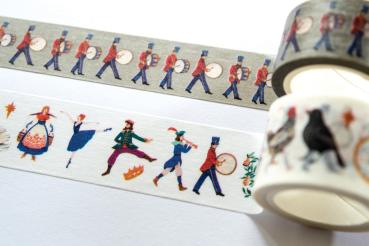 Craft Consortium - Decorative Tape "12 Days of Christmas" Washi Tape 