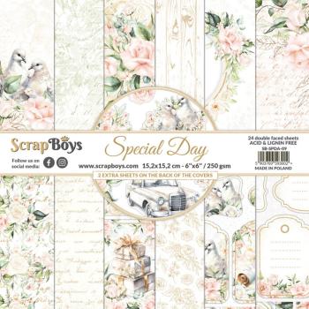 ScrapBoys - Designpapier "Special Day" Paper Pack 6x6 Inch - 24 Bogen