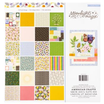 American Crafts - Designpapier "Moonlight Magic" Paper Pack 12x12 Inch - 24 Bogen