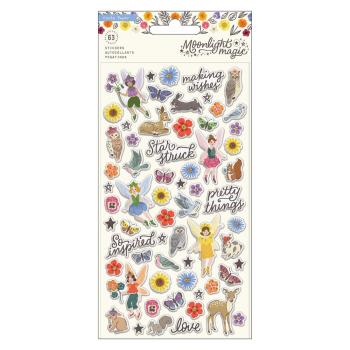 American Crafts - Aufkleber "Moonlight Magic" Puffy Sticker