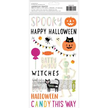 American Crafts - Aufkleber "Happy Halloween" Sticker