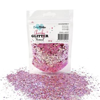 Carlijn Design - Glitzermischung "Mermaid Light Pink" Chunky Glitter 20g
