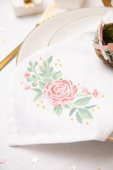 Sizzix - Schablone "Floral Borders" Layered Stencil Design by Olivia Rose