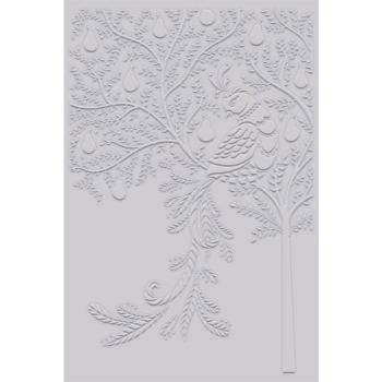 Crafters Companion - Prägefolder "Partridge in a Pear Tree" 2D Embossingfolder