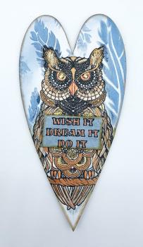 IndigoBlu - Gummistempel Set "Owl Tales" A5 Rubber Stamp