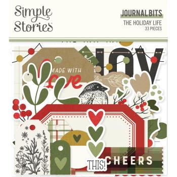 Simple Stories - Stanzteile "The Holiday Life Journal" Bits & Pieces 