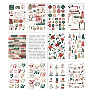 Simple Stories - Aufkleber "Boho Christmas" Sticker Book