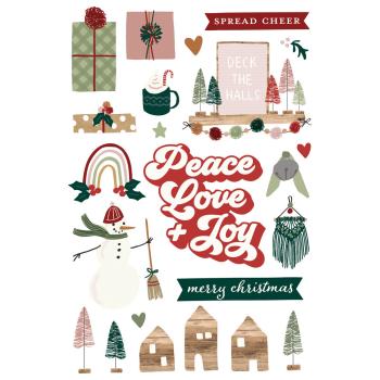 Simple Stories - Aufkleber "Boho Christmas" Sticker Book