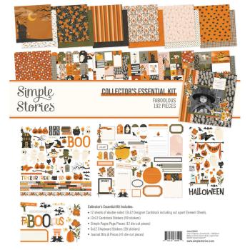Simple Stories - Collectors Essential Kit "FaBOOlous" 12 Bogen Designpapier