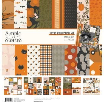 Simple Stories - Collectors Essential Kit "FaBOOlous" 12 Bogen Designpapier