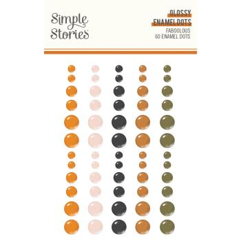 Simple Stories - Enamel Dots "Glossy" 60 Stück 