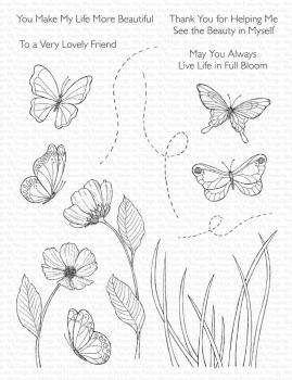 My Favorite Things - Stempel "Butterflies and Blooms" Clear Stamps