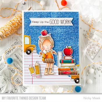 My Favorite Things - Gummistempel "Denim" 6x6" Background Rubber Stamp