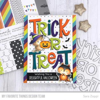 My Favorite Things - Designpapier "Spooky Season" Paper Pad 6x6 Inch - 24 Bogen