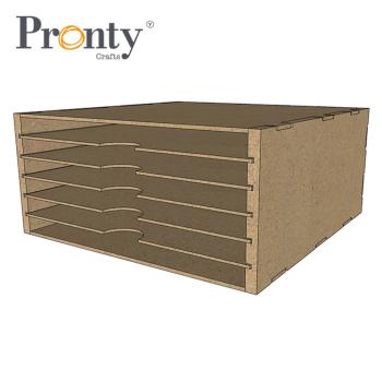 Pronty Crafts - MDF Organizer Grundbox für Papier "Big Box Paper Storage"