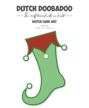 Dutch Doobadoo - Schablone A5 "Stocking" Stencil - Dutch Card Art