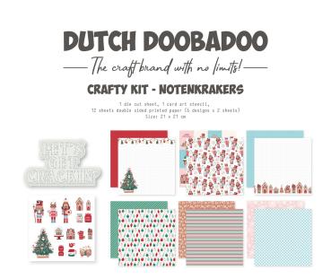 Dutch Doobadoo - Papier Kit "Notenkrakers" Crafty Kit - 12 Bogen