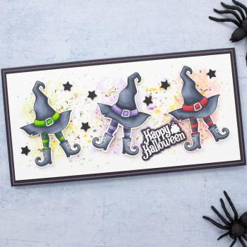 Crafters Companion - Stempelset "All Hallows Eve" Clear Stamps