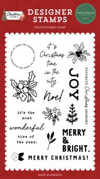 Carta Bella - Stempelset "Christmas Time In The City" Clear Stamps