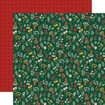 Carta Bella - Designpapier "Joyful Christmas Flora" Paper Pad 6x6 Inch - 24 Bogen