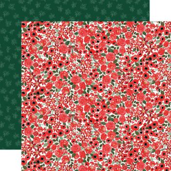 Carta Bella - Designpapier "Merry Christmas Flora" Paper Pad 6x6 Inch - 24 Bogen