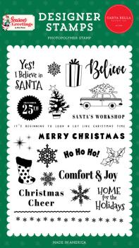 Carta Bella - Stempelset "Christmas Cab" Clear Stamps
