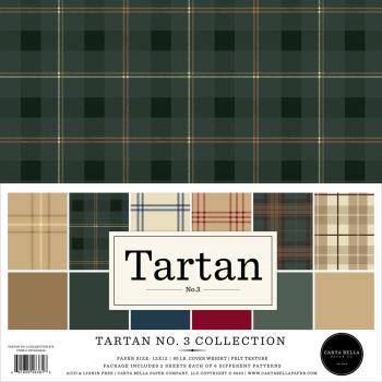 Carta Bella - Designpapier "Tartan No. 3" Collection Kit 12x12 Inch - 12 Bogen  