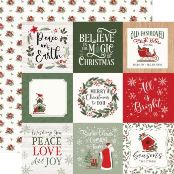 Echo Park - Designpapier "Christmas Time" Paper Pack 6x6 Inch - 24 Bogen