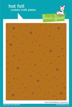 Lawn Fawn - Heißfolienplatte "Starry Sky Background" Hot Foil Plate