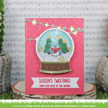 Lawn Fawn - Stempelset "Winter Birds" Clear Stamps