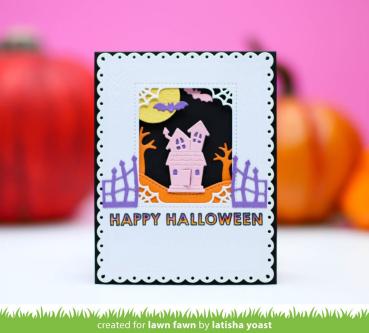 Lawn Fawn - Stanzschablone "Shadow Box Card Halloween" Add-on Die