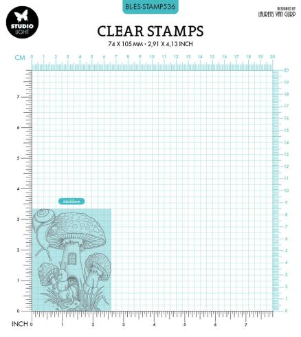 Studio Light - Stempel "Caterpillar Scene" Clear Stamps