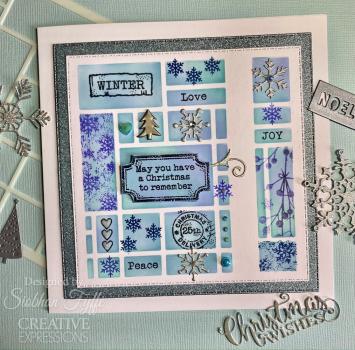 Woodware - Stempelset "Christmas Junk Labels" Clear Stamps Design by Francoise Read