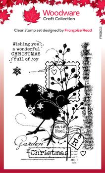 Woodware - Stempelset "Christmas Robin" Clear Stamps Design by Francoise Read