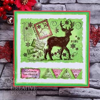 Woodware - Stempel "Winter Reindeer" Clear Stamps Design by Francoise Read