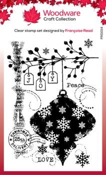 Woodware - Stempel "Winter Bauble" Clear Stamps Design by Francoise Read