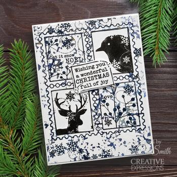 Woodware - Schablone "Snowflake Screen" Stencil