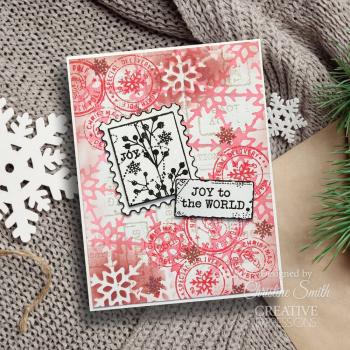 Woodware - Schablone "Snowflake Screen" Stencil