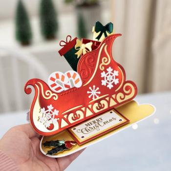 Crafters Companion - Stanzschablone "Christmas Sleigh" Dies